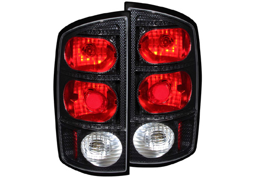 Anzo Carbon Fiber Tail Light Set 02-06 Dodge Ram - Click Image to Close